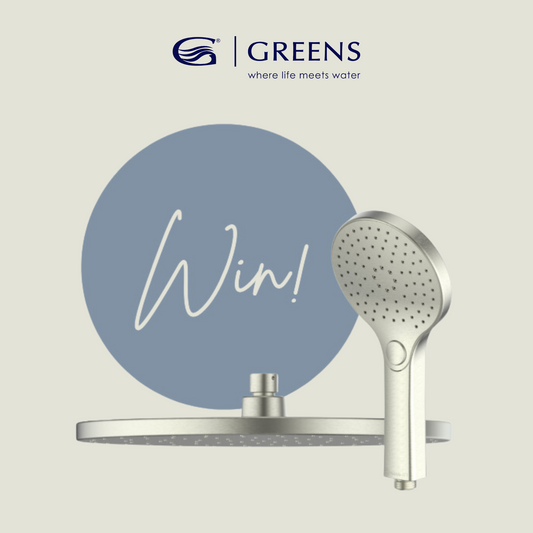 Greens Tapware - WIN a shower upgrade worth $540